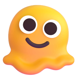 melting face Discord emoji PNG