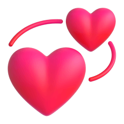 revolving hearts Discord emoji PNG
