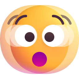shaking face Discord emoji PNG