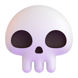 skull Discord emoji PNG