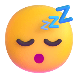sleeping face Discord emoji PNG