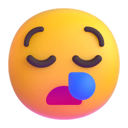sleepy face Discord emoji PNG