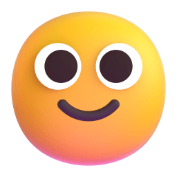 slightly smiling face Discord emoji PNG