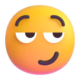 smirking face Discord emoji PNG