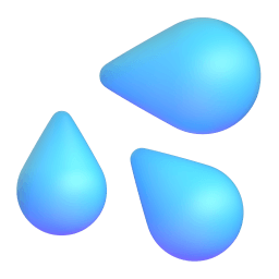sweat droplets Discord emoji PNG