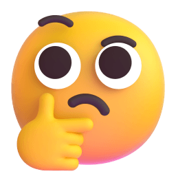 thinking face Discord emoji PNG