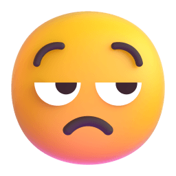 unamused face Discord emoji PNG