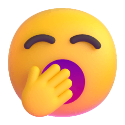 yawning face Discord emoji PNG