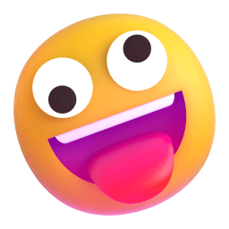 zany face Discord emoji PNG