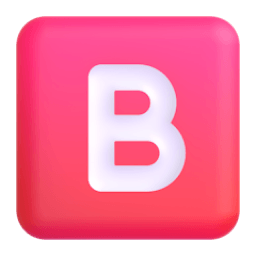 B button (blood type) Discord emoji PNG