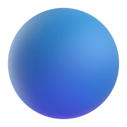 blue circle Discord emoji PNG