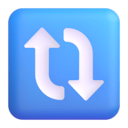 clockwise vertical arrows Discord emoji PNG