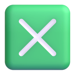 cross mark button Discord emoji PNG