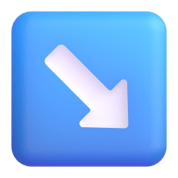 down-right arrow Discord emoji PNG