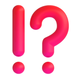 exclamation question mark Discord emoji PNG