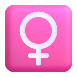 female sign Discord emoji PNG