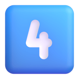 keycap: 4 Discord emoji PNG