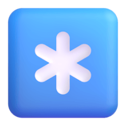 keycap: asterisk Discord emoji PNG