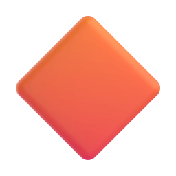 large orange diamond Discord emoji PNG