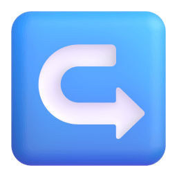 left arrow curving right Discord emoji PNG