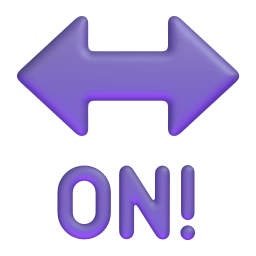 ON! arrow Discord emoji PNG