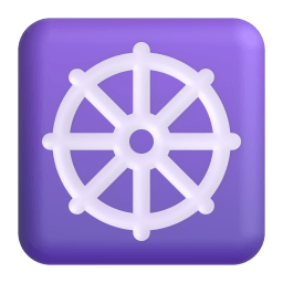 wheel of dharma Discord emoji PNG