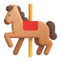 carousel horse Discord emoji PNG