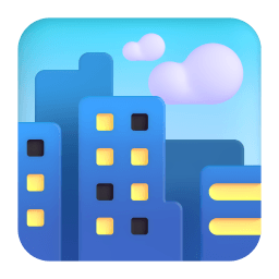 cityscape Discord emoji PNG