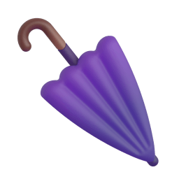 closed umbrella Discord emoji PNG