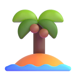 desert island Discord emoji PNG
