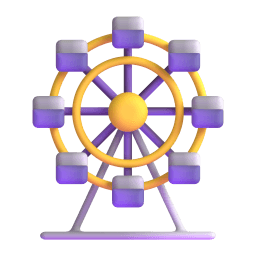 ferris wheel Discord emoji PNG