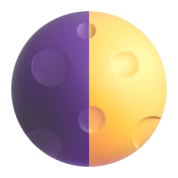 first quarter moon Discord emoji PNG