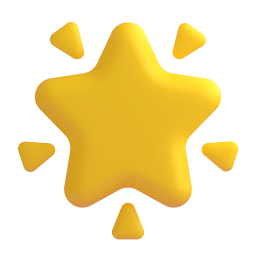 glowing star Discord emoji PNG