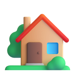 house with garden Discord emoji PNG