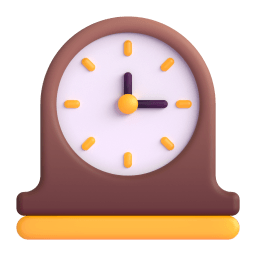 mantelpiece clock Discord emoji PNG