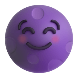 new moon face Discord emoji PNG