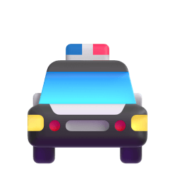 oncoming police car Discord emoji PNG