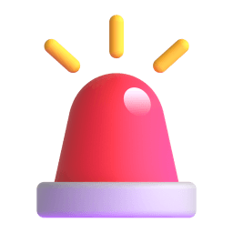 police car light Discord emoji PNG