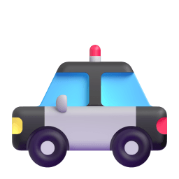police car Discord emoji PNG