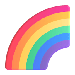 rainbow Discord emoji PNG
