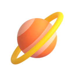 ringed planet Discord emoji PNG