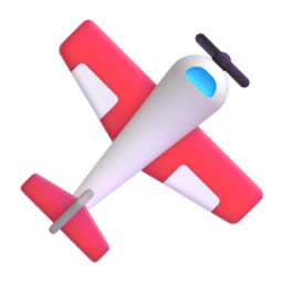 small airplane Discord emoji PNG