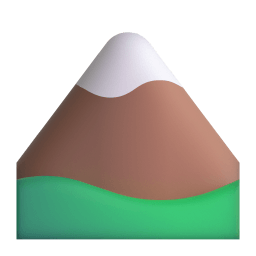 snow-capped mountain Discord emoji PNG