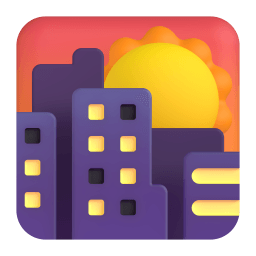 sunset Discord emoji PNG