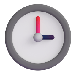 three o’clock Discord emoji PNG